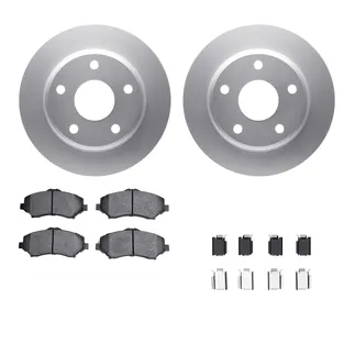 R1 Concepts WDWH1-40037 Brake Rotor- Carbon Coated W/ Ceramic Pads & Hdw